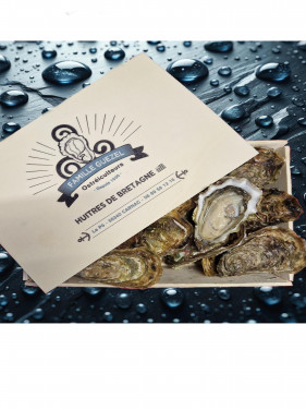 Huître creuse Bretonne - Baie de Quiberon - Elevée en eau profonde