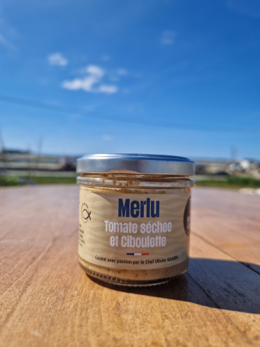 Rillette de poisson artisanale - Merlu tomate séchée et ciboulette - Les Breizh'illettes (90g)