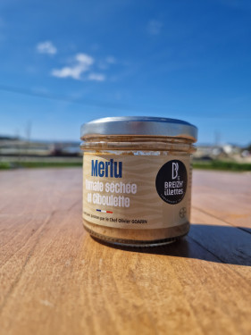 Rillette de poisson artisanale - Merlu tomate séchée et ciboulette - Les Breizh'illettes (90g)