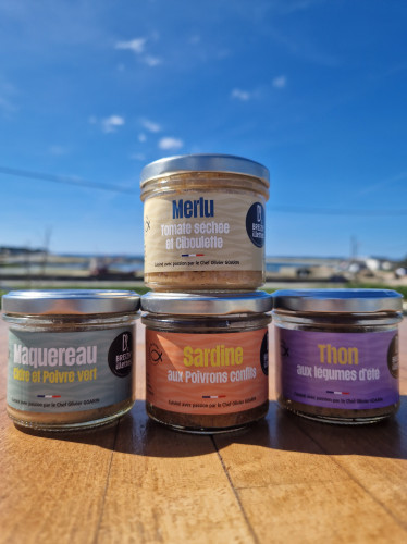 Rillette de poisson artisanale - Merlu tomate séchée et ciboulette - Les Breizh'illettes (90g)