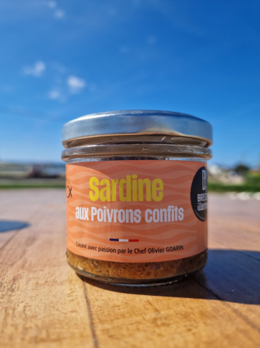 Rillette de poisson artisanale - Sardine aux poivrons confits (90g)