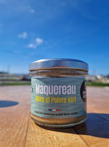 Rillette de poisson artisanale - Maquereau cidre et poivre vert - Les Breizh'illettes (90g)