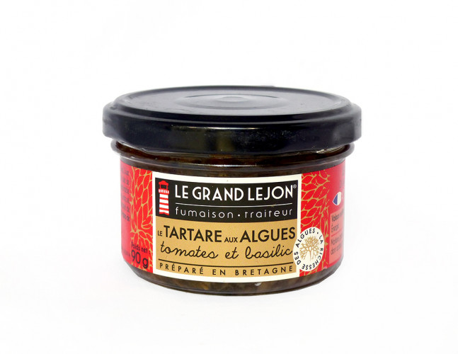 Tartare d'Algues à la Tomate et au Basilic 'Le Grand Lejon' - Saveur Méditerranéenne (90g)