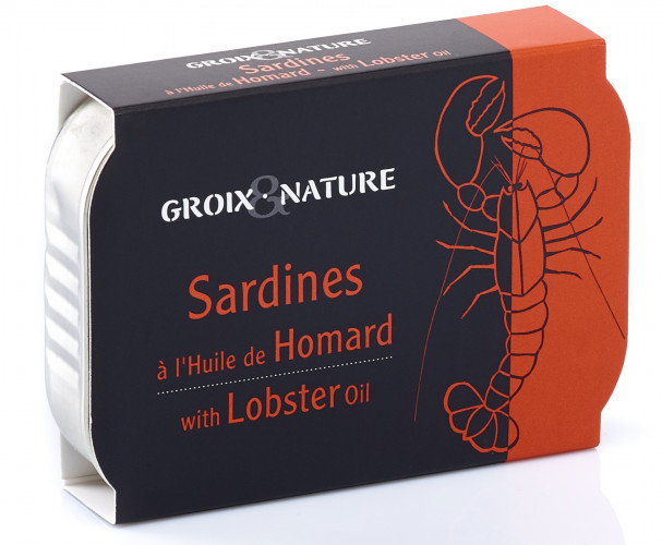 Sardines Bretonnes à l'Huile de Homard – Luxe et Tradition - Groix et nature 100g