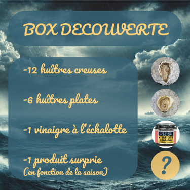 Box Découverte Huîtres de Bretagne | Creuses & Plates de Quiberon – Livraison 24h