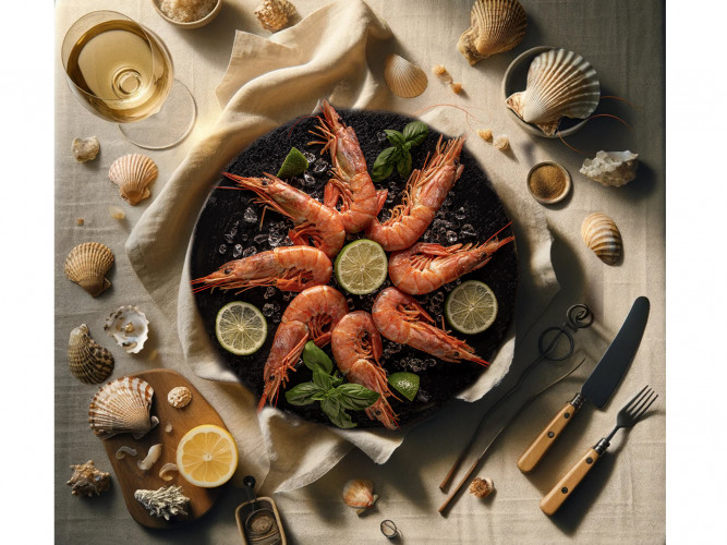 Crevettes Roses Sauvages Cuites