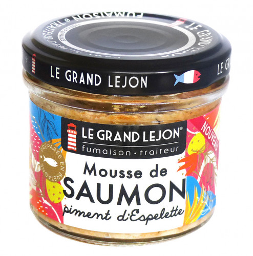 Mousse de Saumon au Piment d'Espelette 'Le Grand Lejon' - Épicez Vos Apéritifs (110g)