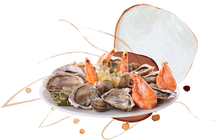 image de plateau de fruits de mer